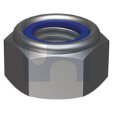 Hobsons - M12 Zinc Plated (Rohs Compliant) Din985 / Class 6 Nyloc Hex Nut | Nnmc612Z (Pack Of 100)
